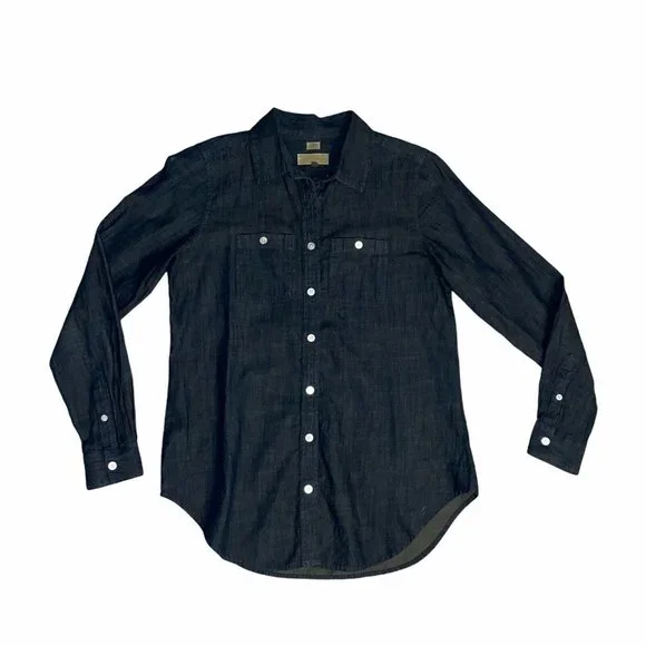 LOFT Tops Ann Taylor Loft Medium Button Down Shirt Denim